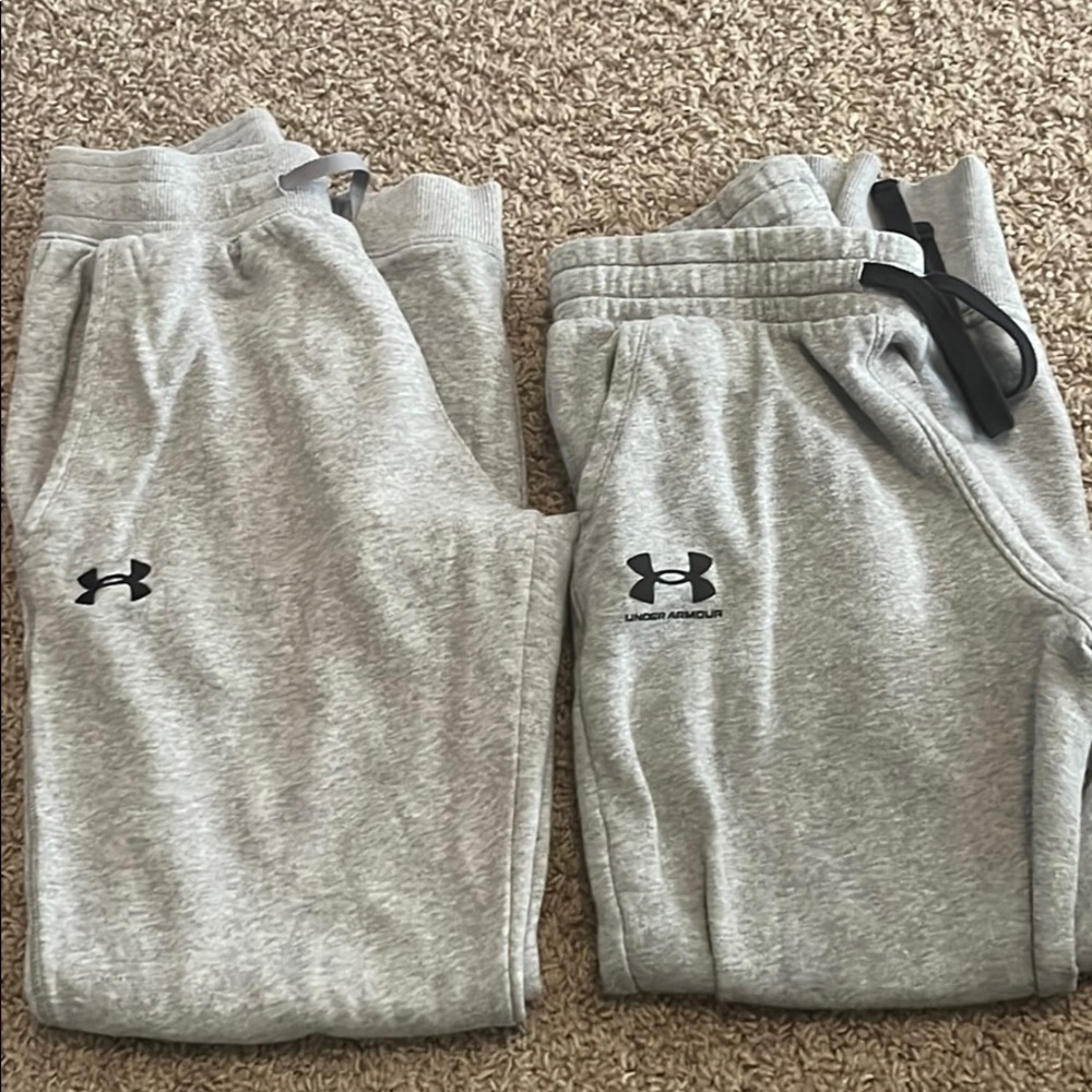 Two pair grey joggers